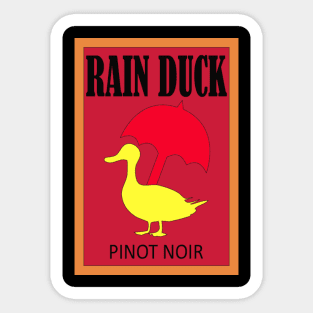 Rain Duck from American Dad Sticker